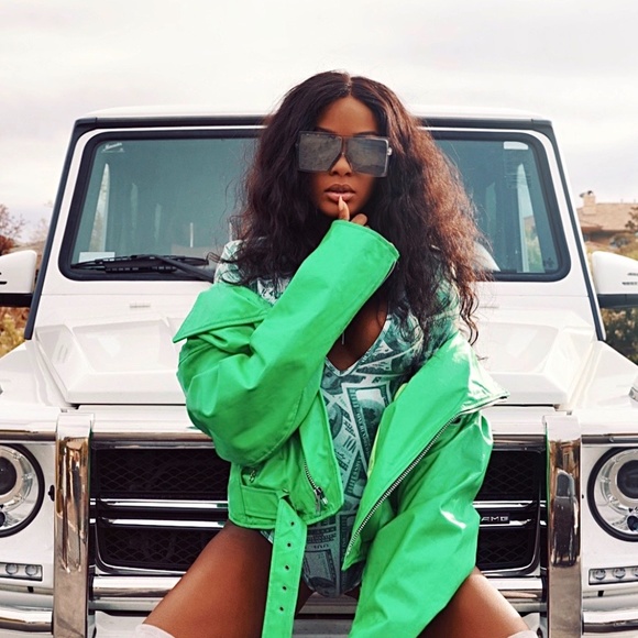 LA Roxx oversized leather jacket - Picture 1 of 2